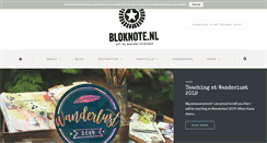 Desktop Screenshot of bloknote.nl
